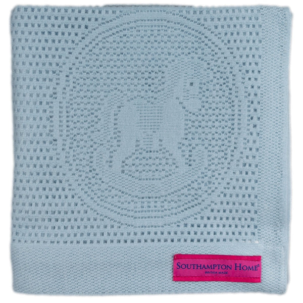 Southampton Home Lace Weave Rocking Horse Baby Blanket ~ Blue ~-Gifts-00810032751227-{sku]-Prince of Scots