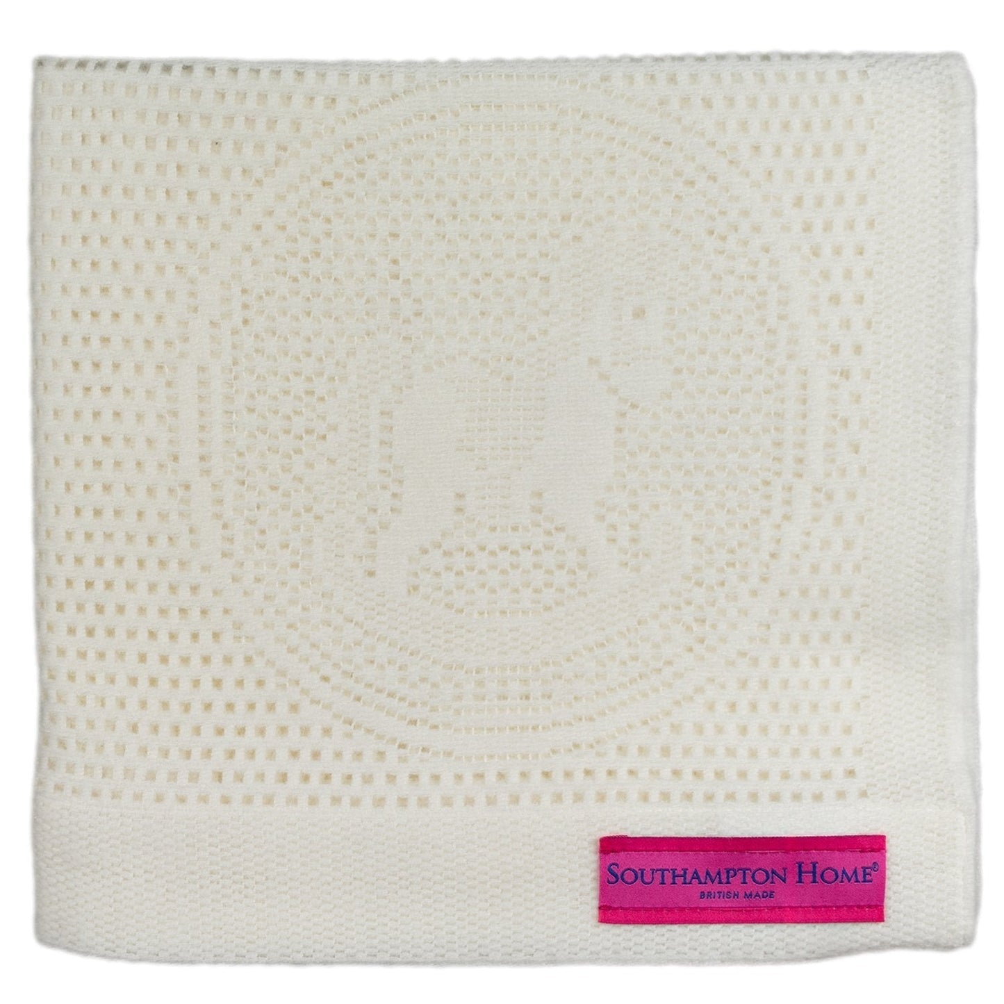 Southampton Home Lace Weave Rocking Horse Baby Blanket ~ Ivory ~-Gifts-00810032751241-{sku]-Prince of Scots