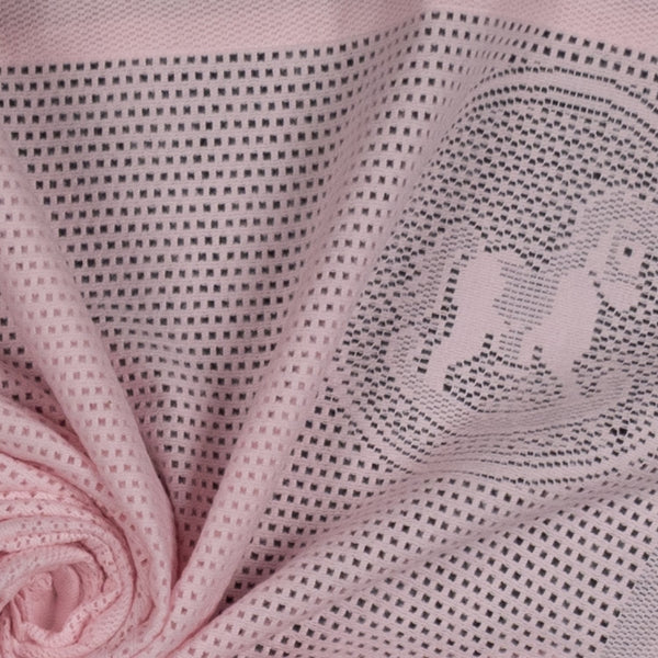 Southampton Home Lace Weave Rocking Horse Baby Blanket ~ Pink ~-Gifts-00810032751258-{sku]-Prince of Scots