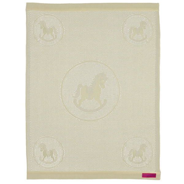 Southampton Home Lace Weave Rocking Horse Baby Blanket ~ Yellow ~-Gifts-00810032751265-{sku]-Prince of Scots