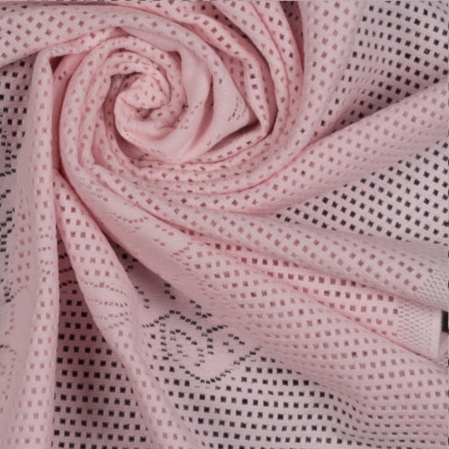 Southampton Home Lace Weave Teddy Bear Baby Blanket ~ Pink ~-Gifts-00810032751357-{sku]-Prince of Scots