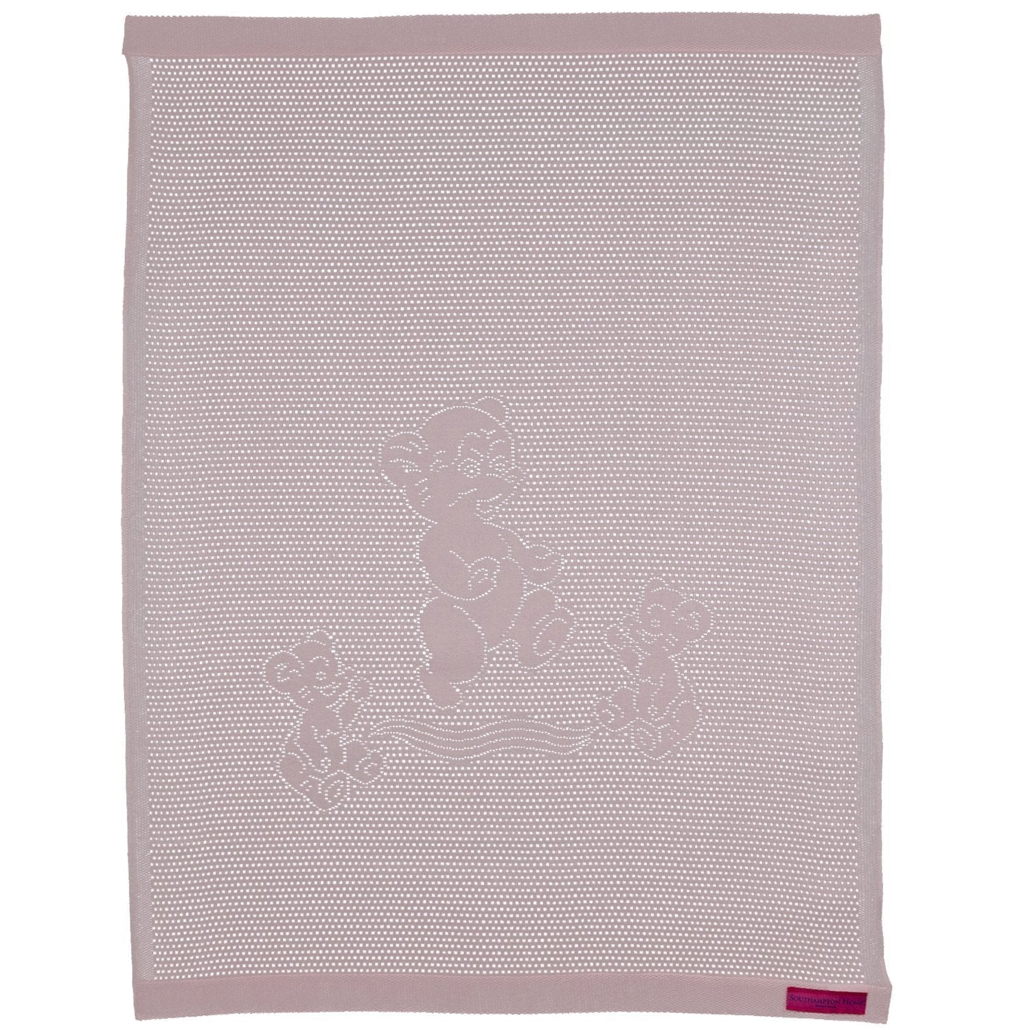 Southampton Home Lace Weave Teddy Bear Baby Blanket ~ Pink ~-Gifts-00810032751357-{sku]-Prince of Scots