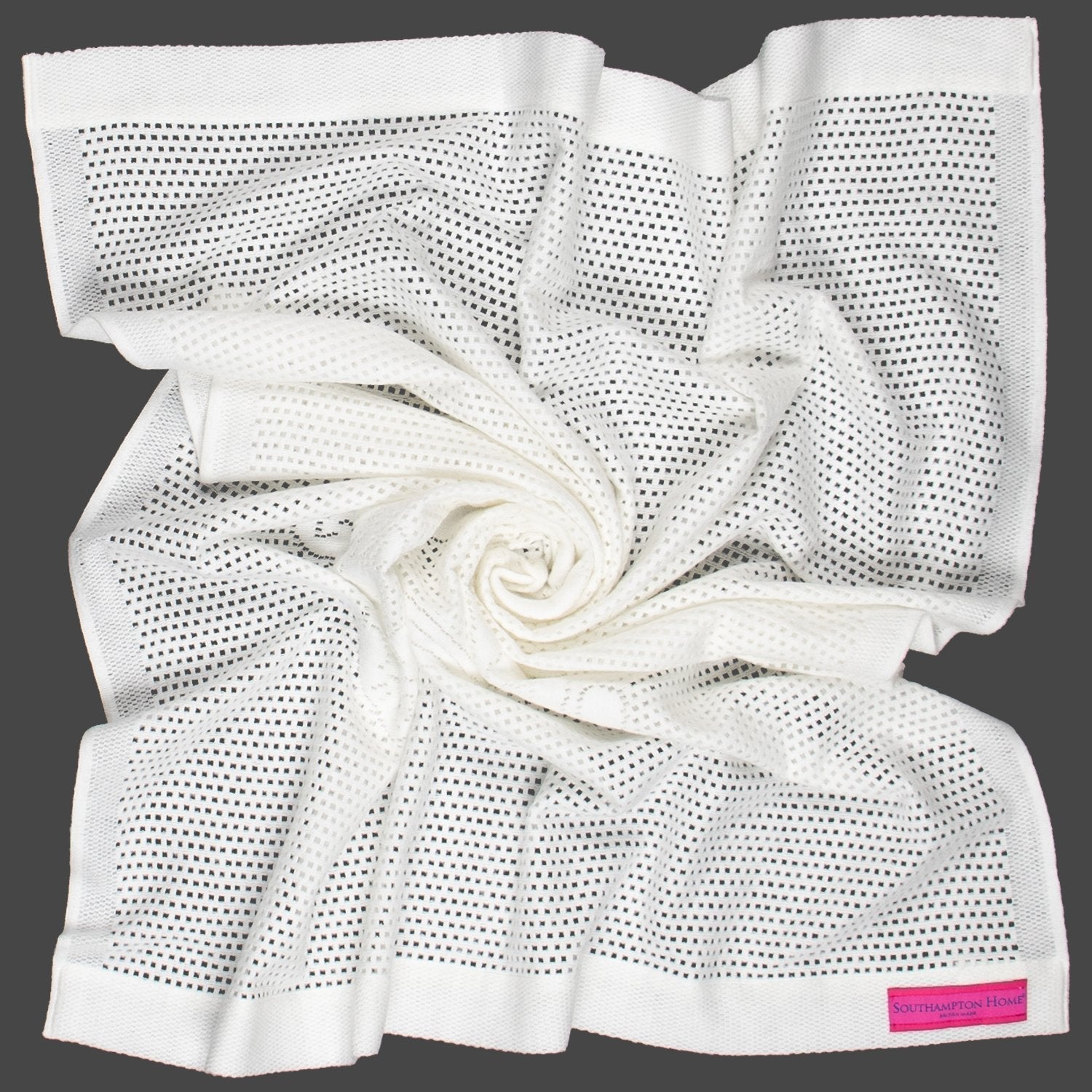 Southampton Home Lace Weave Teddy Bear Baby Blanket ~ White ~-Gifts-00810032751326-{sku]-Prince of Scots