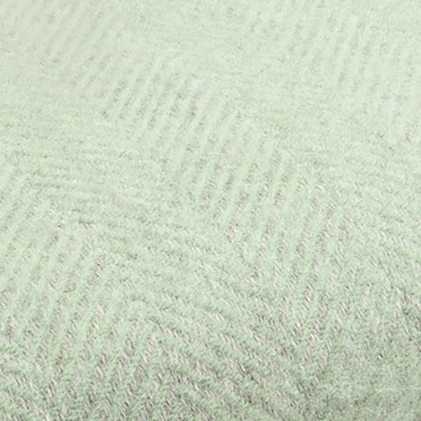 Southampton Home Washable Wool Herringbone Throw ~ Basil ~-Throws and Blankets-[bar code]-WashableBasil-Prince of Scots
