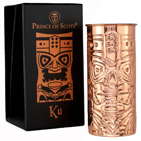 The Legends of Hawaii Copper Tiki Mug ~ Ku ~-Barware-810032752491-TikiKu-Prince of Scots