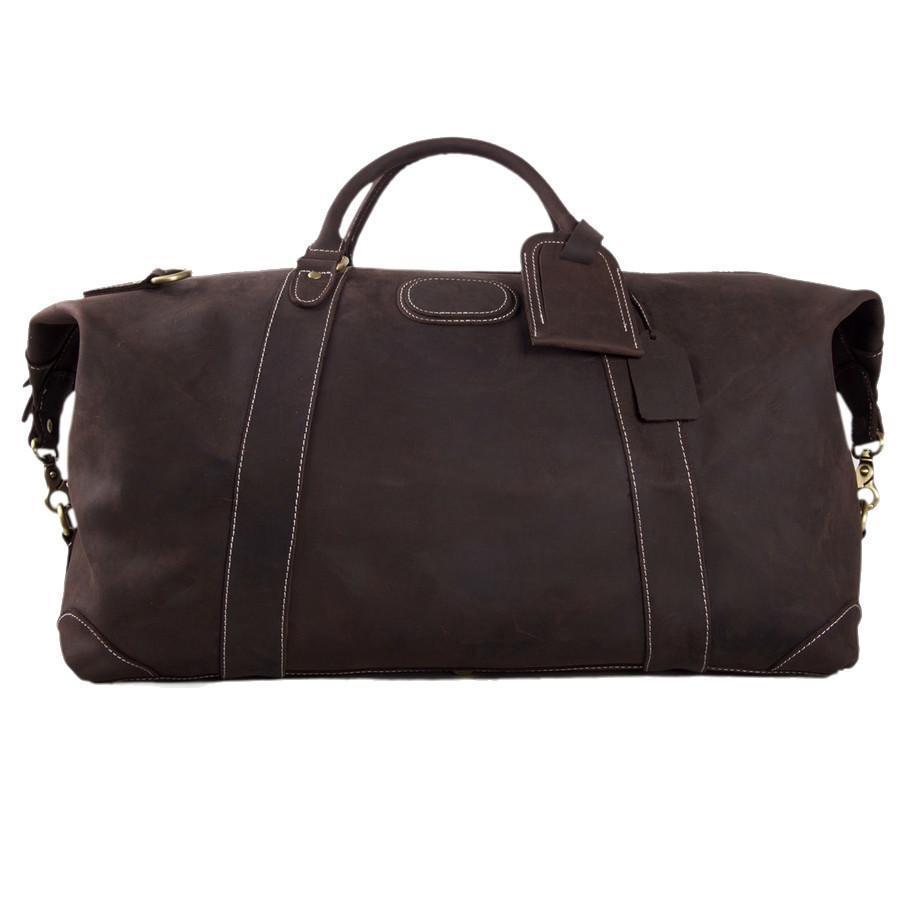 WANDERLUST Weekender ~ Dark Brown-Luggage-Prince of Scots-Prince of Scots