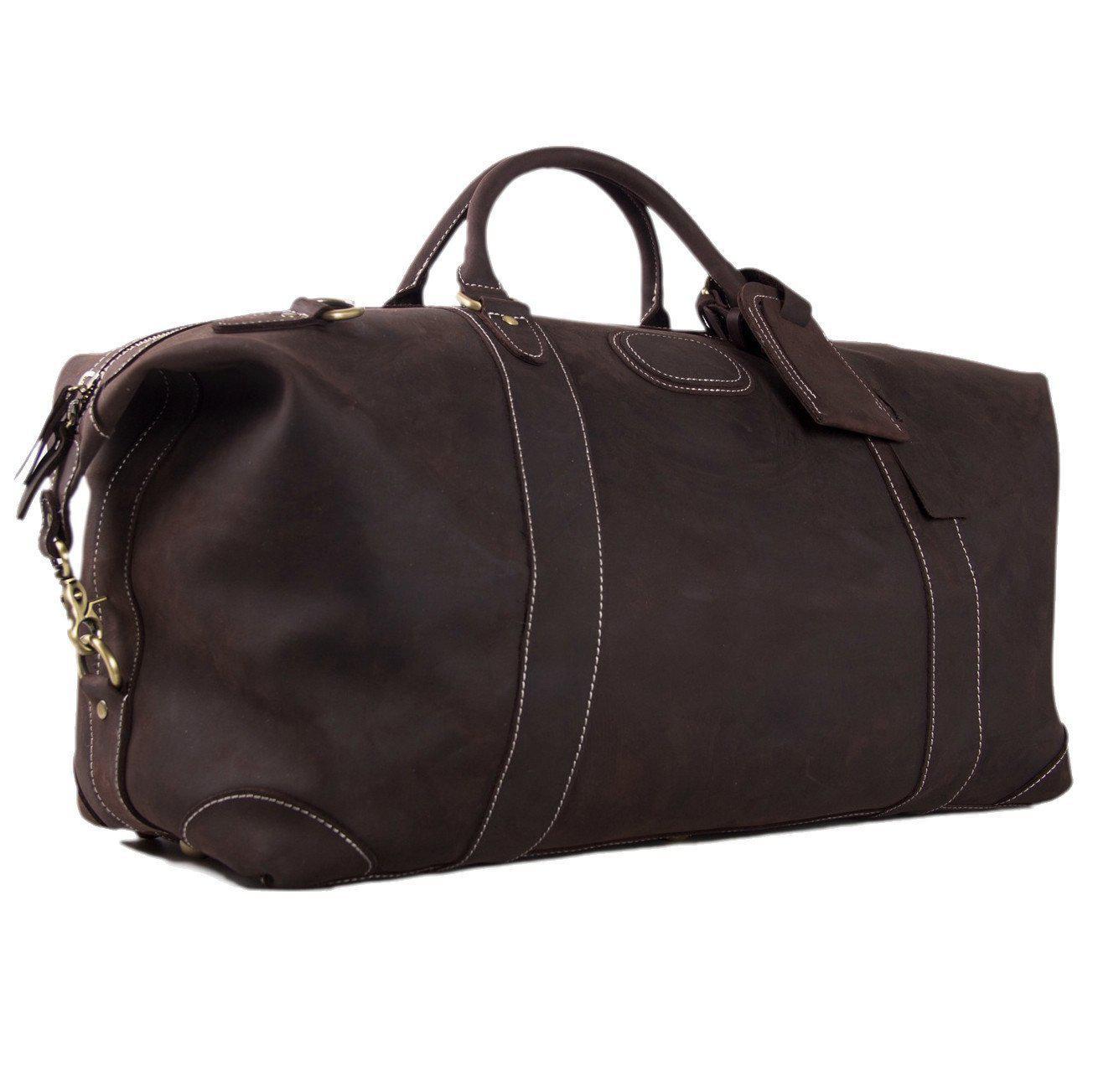 WANDERLUST Weekender ~ Dark Brown-Luggage-Prince of Scots-Prince of Scots