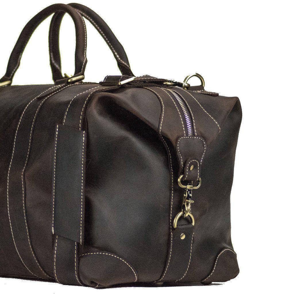 WANDERLUST Weekender ~ Dark Brown-Luggage-Prince of Scots-Prince of Scots